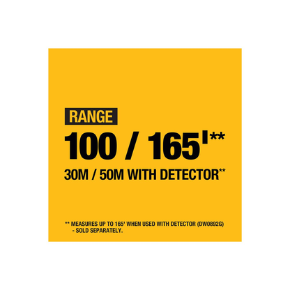 DEWALT Green Cross Line Laser, 165 ft Range
