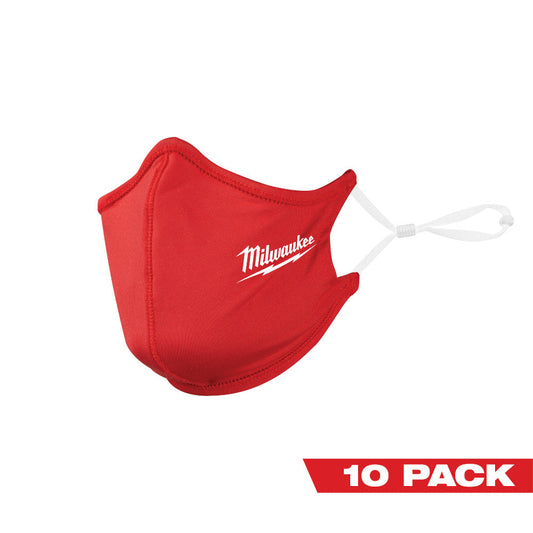 10pk Red 2-layer Face Mask