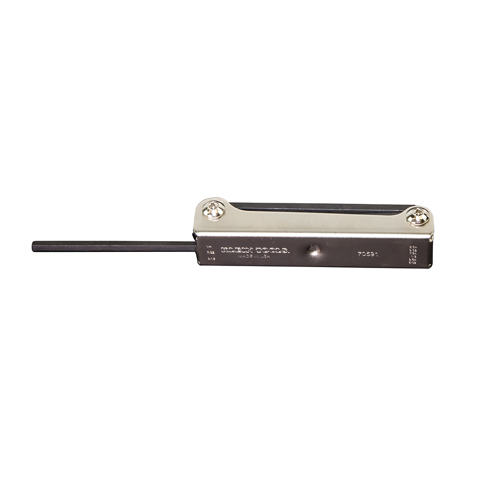 Folding Hex Key Set 9-Key SAE Sizes