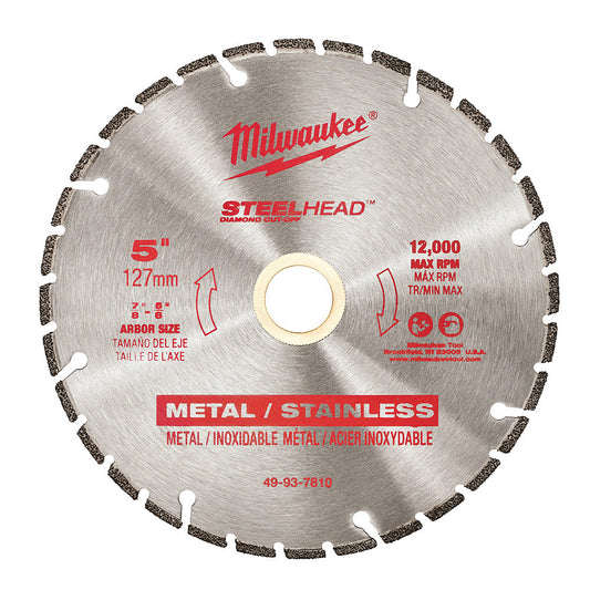 Steelhead™ Diamond Cut-off Blade 5"