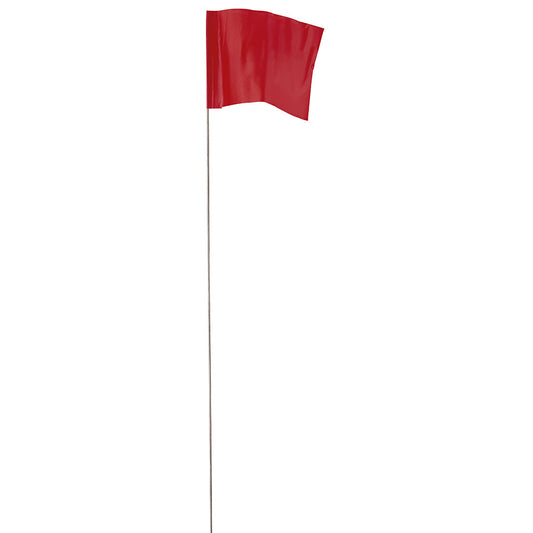Empire® 2.5 In x 3.5 In Red Stake Flags, 500/PK