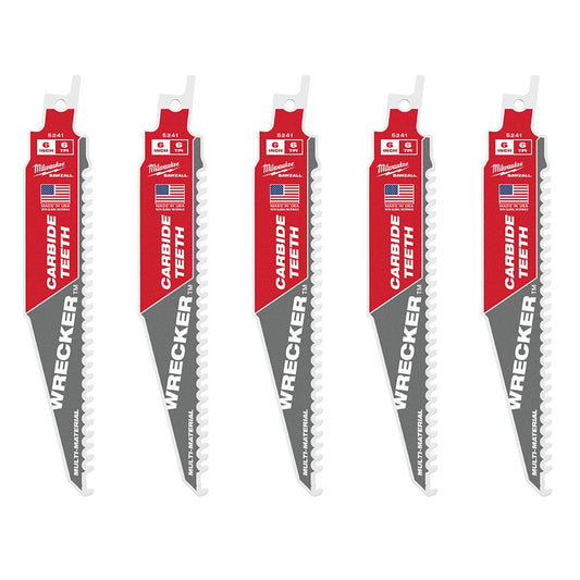 5PK 6TPI 6 po Lames de dépanneuse en carbure