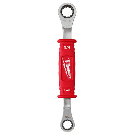 Lineman’S 2-in-1 Insulated Ratcheting Box Wrench