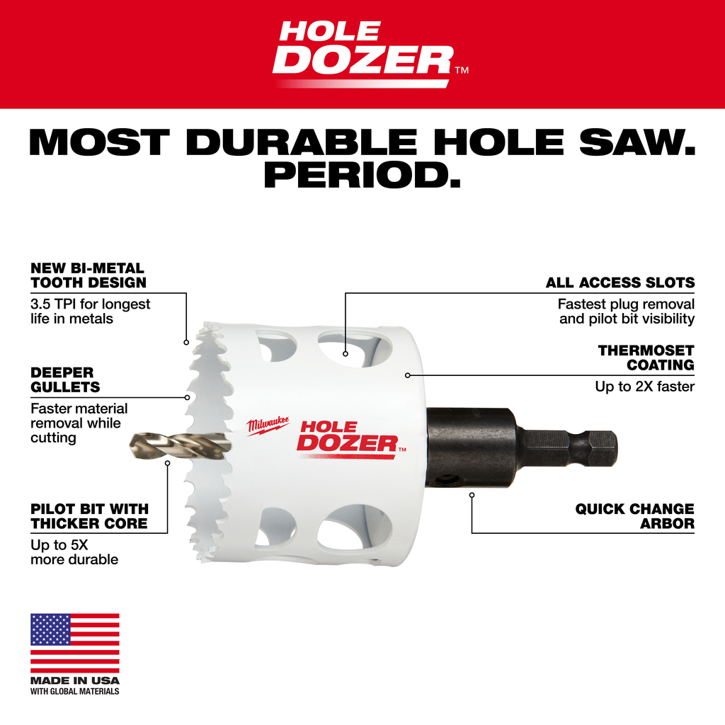 16PC HOLE DOZER™ Plumbers Hole Saw Kit