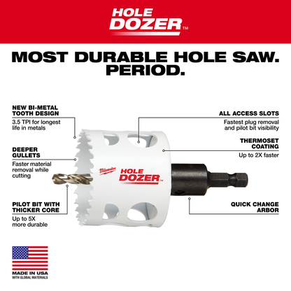 16PC HOLE DOZER™ Plumbers Hole Saw Kit