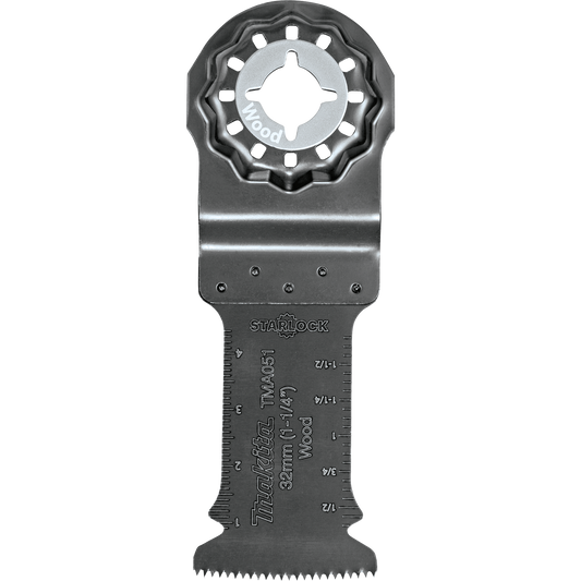 Makita B-67066 Starlock® 1-1/4" High Carbon Steel Curved Plunge Cut Blade