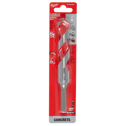 Foret à percussion en carbure de 7/8" x 4" x 6" avec POWER TIP™