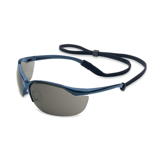 Honeywell Uvex Vapor Blue Safety Glasses Clear Anti-Scratch Lens