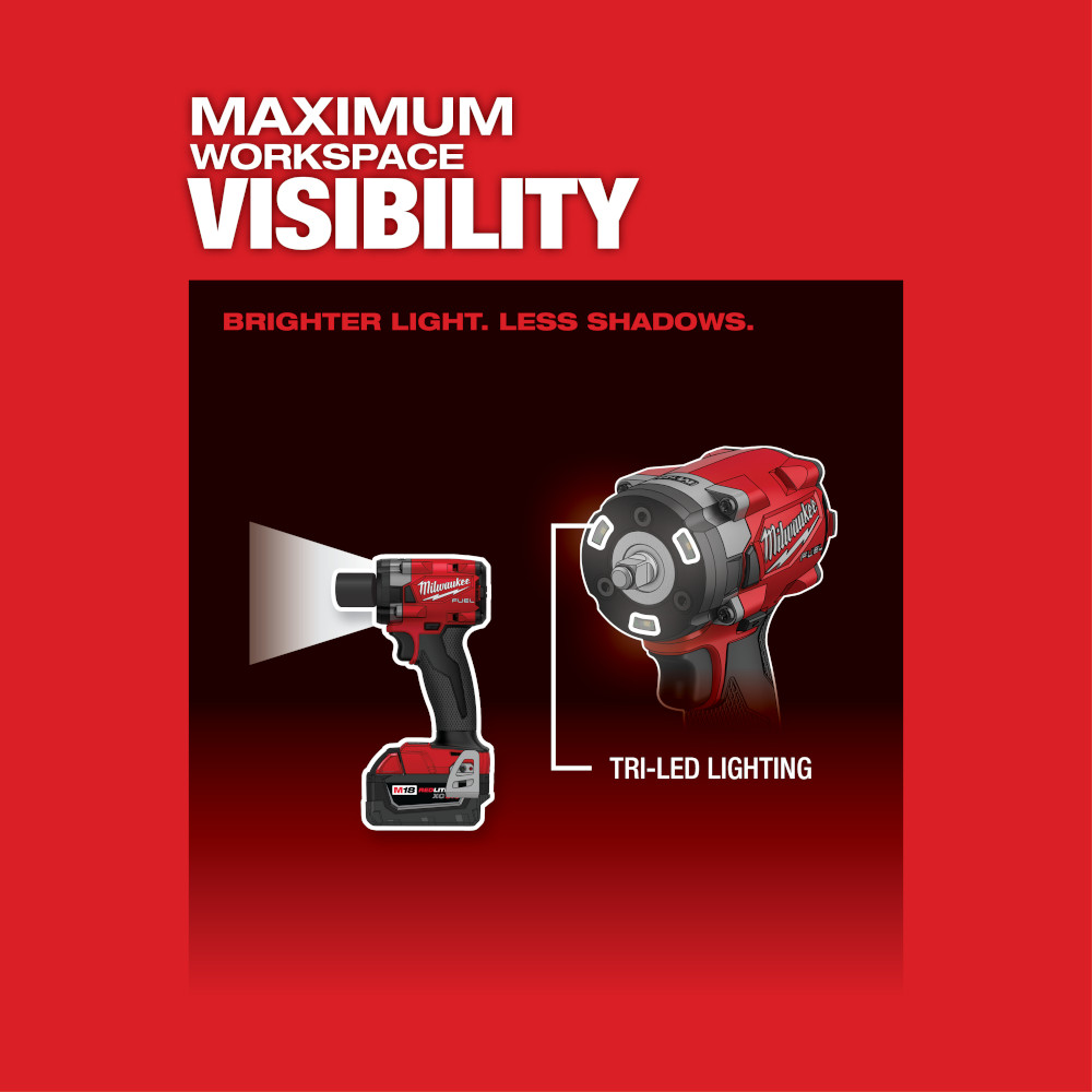 M18 FUEL™ 3/8" Compact Impact Wrench W/ Friction Ring Kit