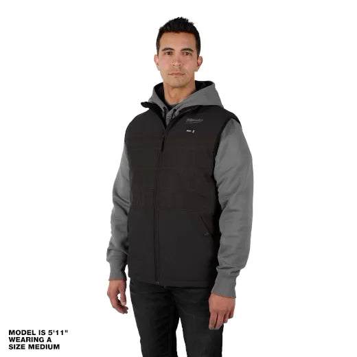 M12™ Heated Axis™ Vest Only, Black, Sz: 2X M12 12V Li-Ion Cordless 3.0Ah Battery pack
