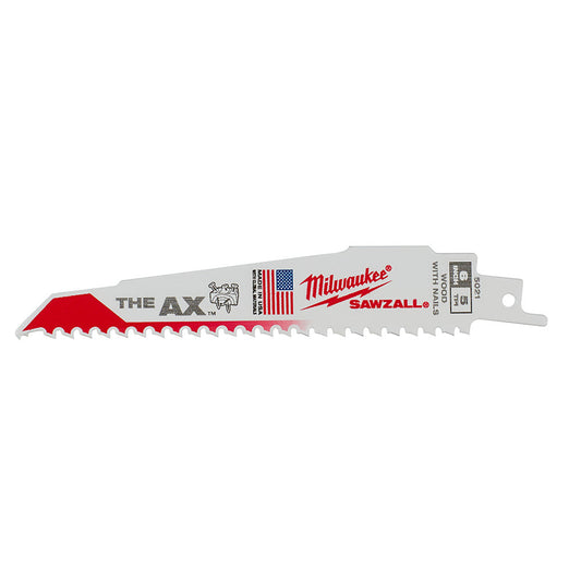 The Ax™ Sawzall® Blade 6" 5 Tpi 25/pk