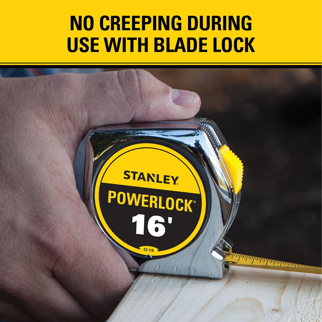 Stanley Powerlock Tape Measure 3/4in X 16ft