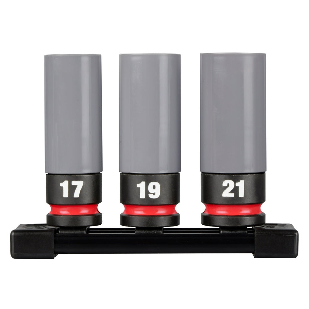 Shockwave Impact Duty™ 1/2 Drive Metric 3pc Lug Nut Wheel Socket Set