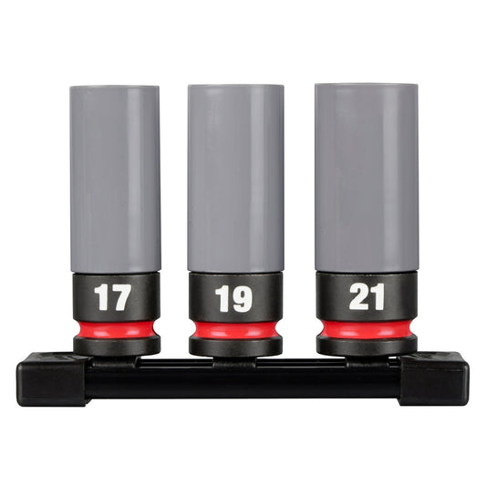 Shockwave Impact Duty™ 1/2 Drive Metric 3pc Lug Nut Wheel Socket Set