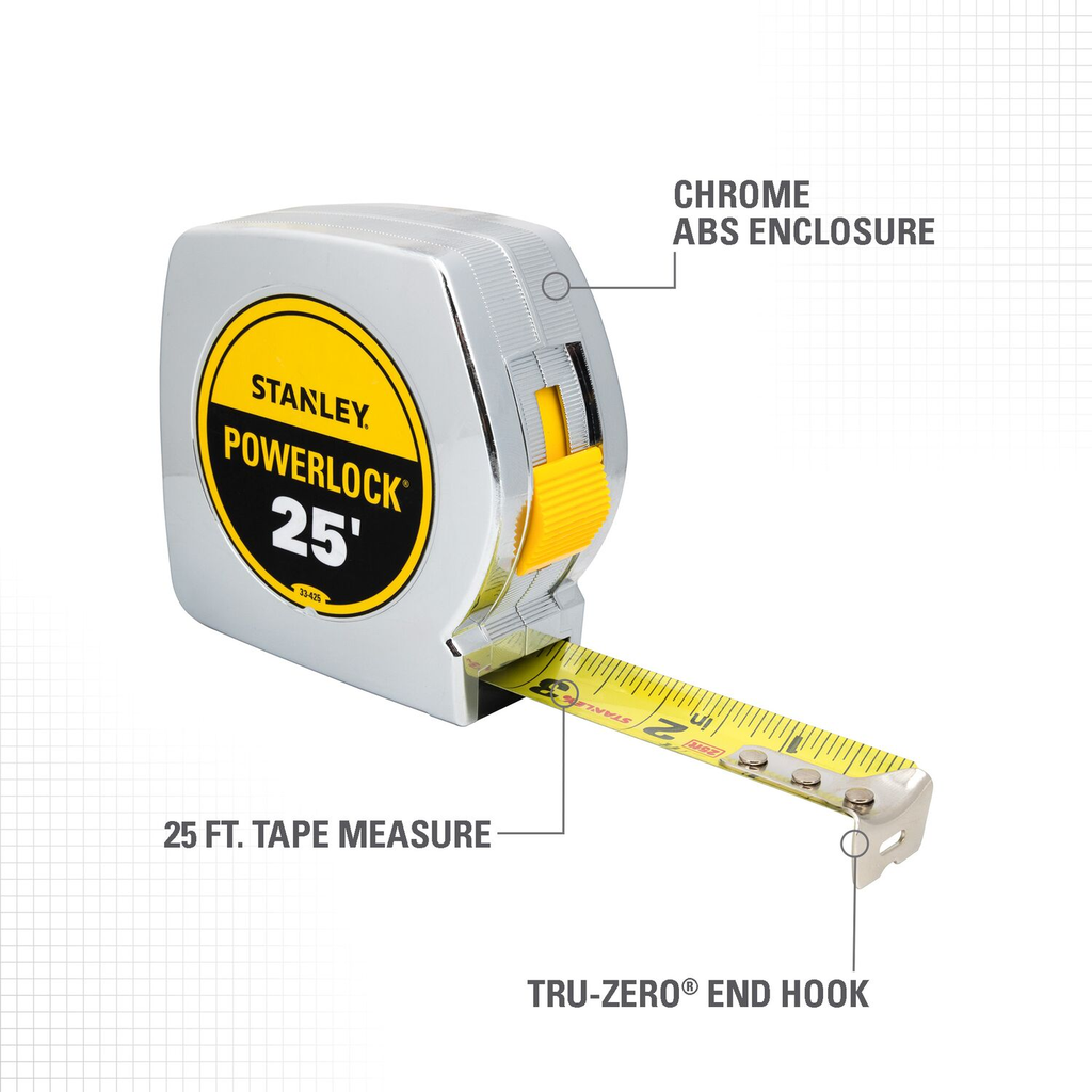 STANLEY 25 Ft PowerLock Tape Measure