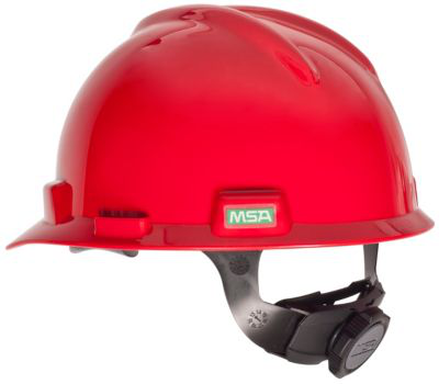V-Gard Slotted Cap, Yellow, w/Fas-Trac III Suspension