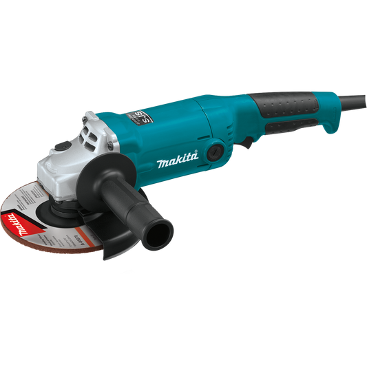 6" Angle Grinder W/sjs,electric Brake & Trigger Switch Ac/dc For Precision Stock Removal