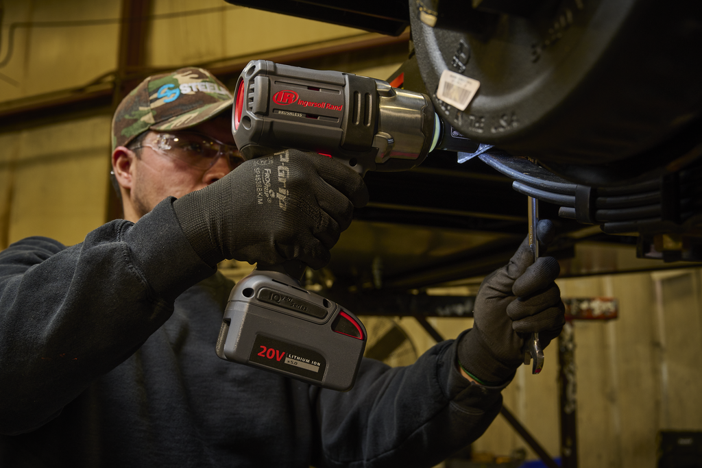 Cordless Impact Wrench Kit, 20V High Torque, 1/2 In, 1500 Ft-Lb, With 2 Batteries And Charger