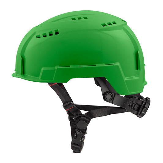 Green Vented Safety Helmet Usa - Type 2, Class c