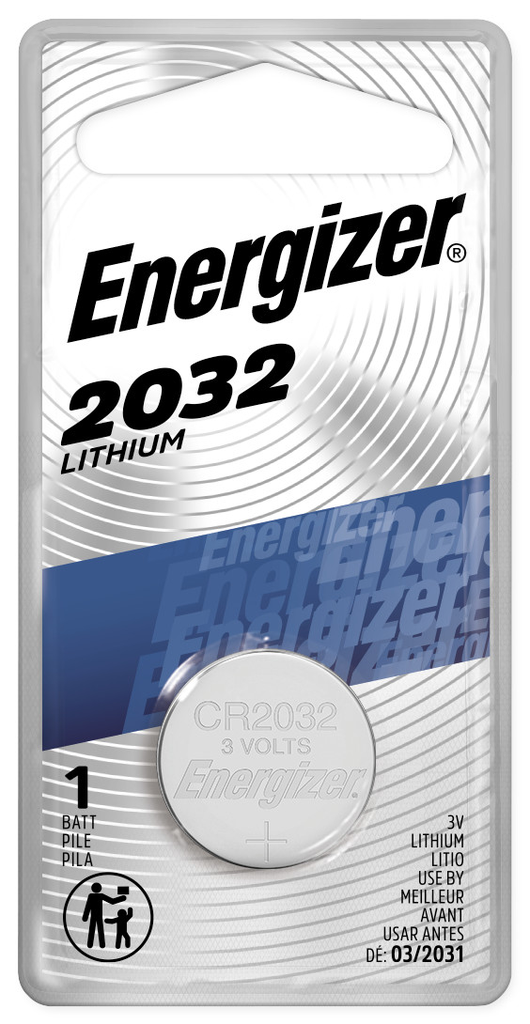 Energizer 2032 Batteries, 3V Lithium Coin, 1 Pack