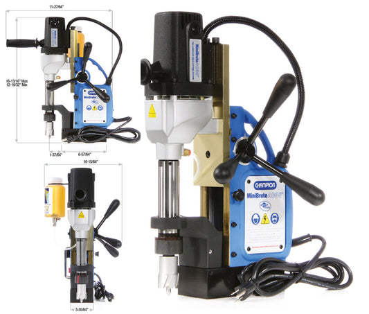 MiniBrute Magnetic Drill Press - Compact Power for Precision Drilling