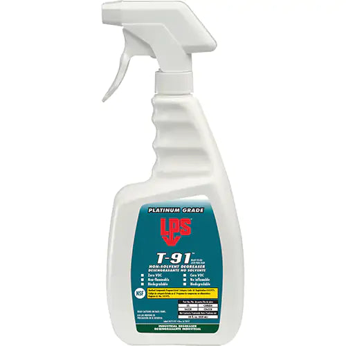 T-91 Non-Solvent Degreaser, 28 oz, Trigger Bottle