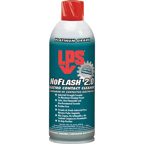 NoFlash® 2.0 Electro Contact Cleaners, 340 g, Aerosol Can