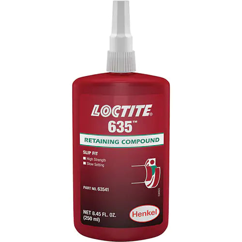LOCTITE® 635, Green, Retaining Compound, 250 ml Bottle
