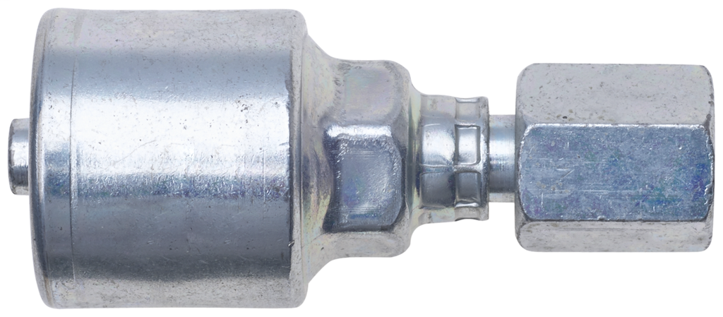 710308265 Crimp-On Fitting - 5/8 in Hose ID, #10 JIC 37° Flare, 10G-10FJX