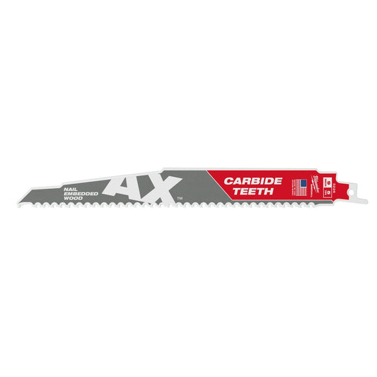 The Ax™ With Carbide Teeth Sawzall® Blade 9" 5t 3pk