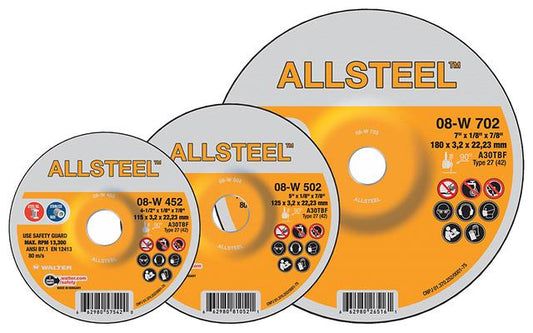 Allsteel, T27, 7 In. X 1/4 In. X 7/8 In.