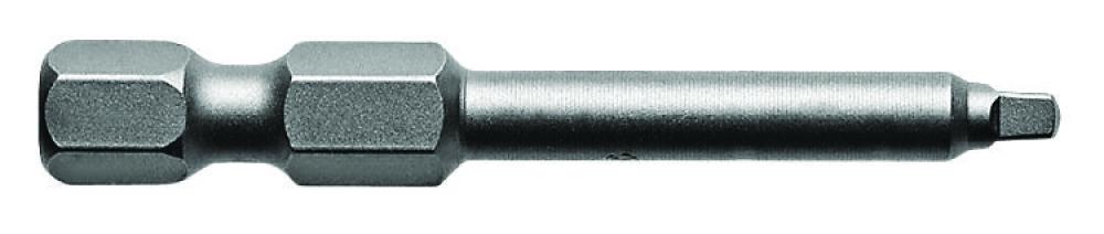 Power Drive Socket Bit, Hex/Robertson, 1/4 In, #2 Point Size