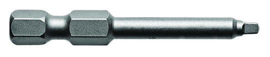 Power Drive Socket Bit, Hex/Robertson, 1/4 In, #2 Point Size