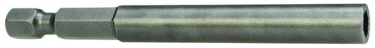 Apex M6N-0806-8 Nutset, 1/4" Male Hex Power Drive, 3/16" Hex Socket, 8" Oal, Magnetic
