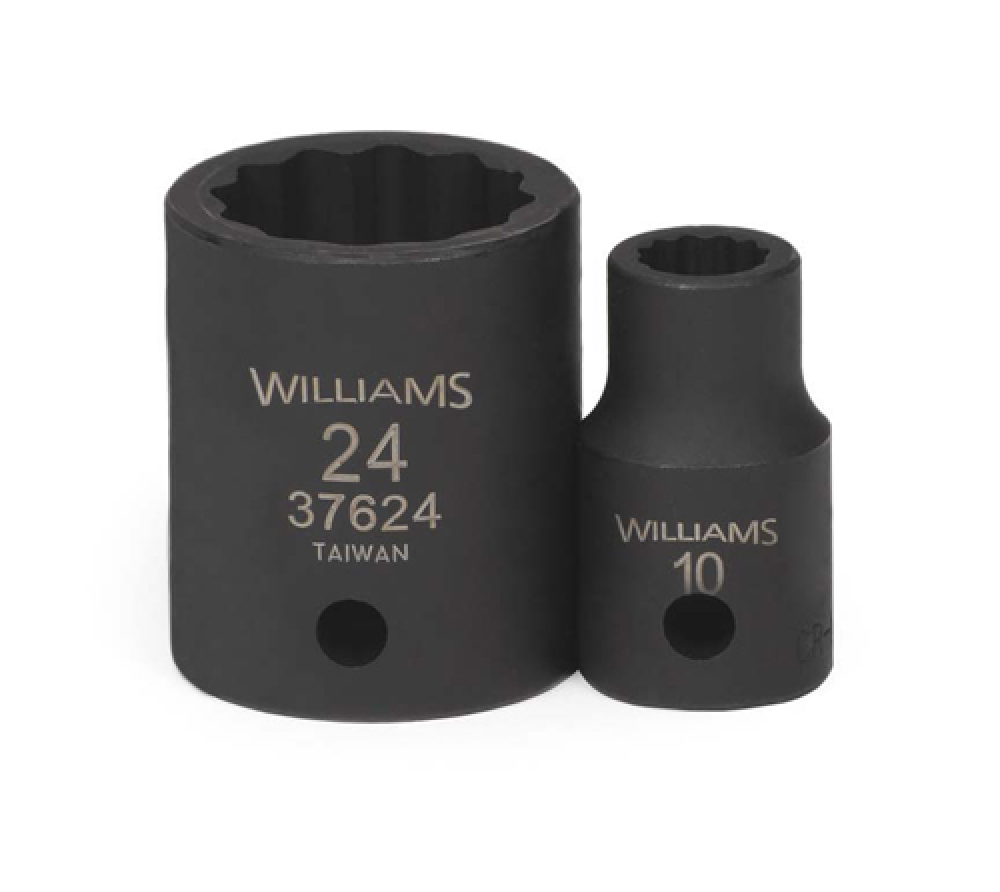 Drive 12-Point Metric 12 mm Shallow Impact Socket 1/2"