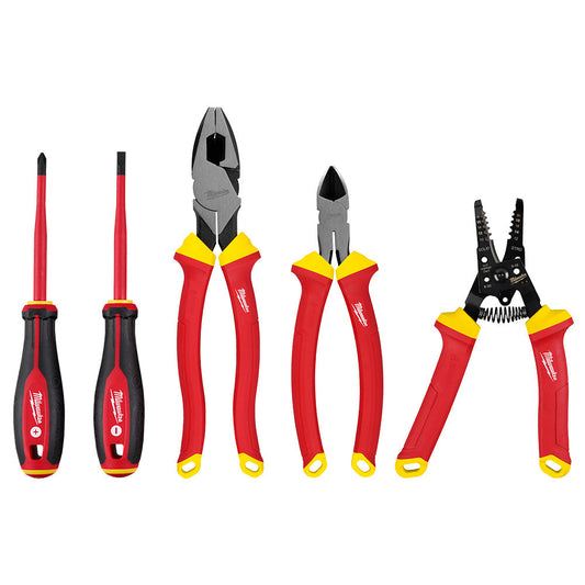 5-piece 1000v Insulated Hand Tool Set