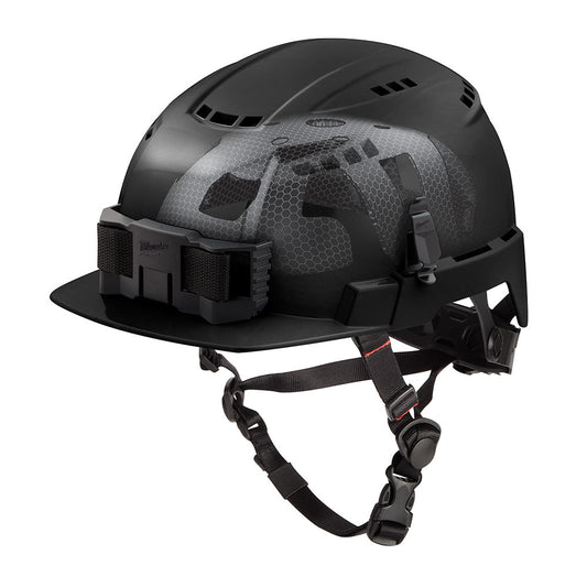 Bolt™ Black Front Brim Vented Safety Helmet With Impact Armor™ Liner Usa - Type 2, Class c