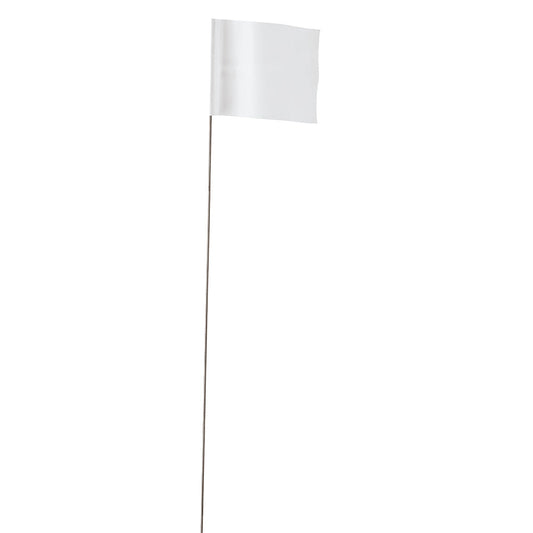 Empire® 2.5 In x 3.5 In White Flag Stakes, 500/PK