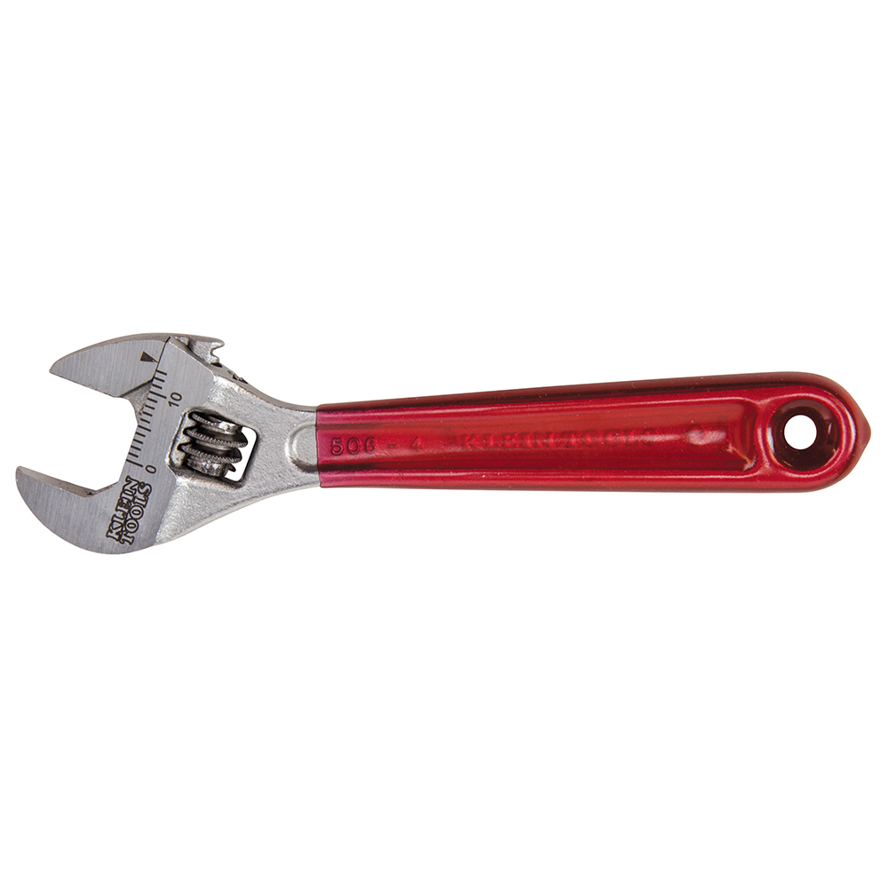 Adjustable Wrench Plastic Dipped 4-Inch