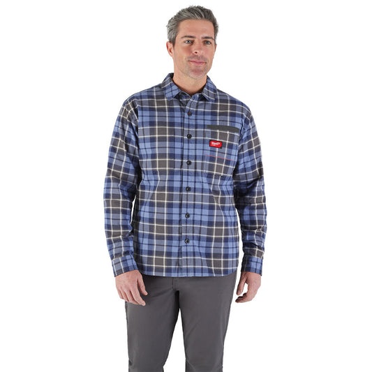 Gridiron™ Flannel Shirt - Blue S
