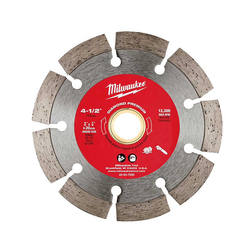 Diamond Premium Segmented 4-1/2" Blade