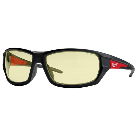 Performance Safety Glasses - Yellow Fog-free Lenses, 12/pk