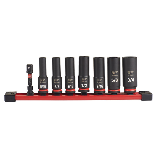 Shockwave™ 8pc Impact Duty™ 3/8" Drive Sae Deep 6 Point Socket Set