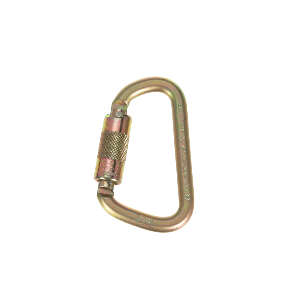 3M DBI-Sala Saflok Carabiner 2000112 Yellow Zinc