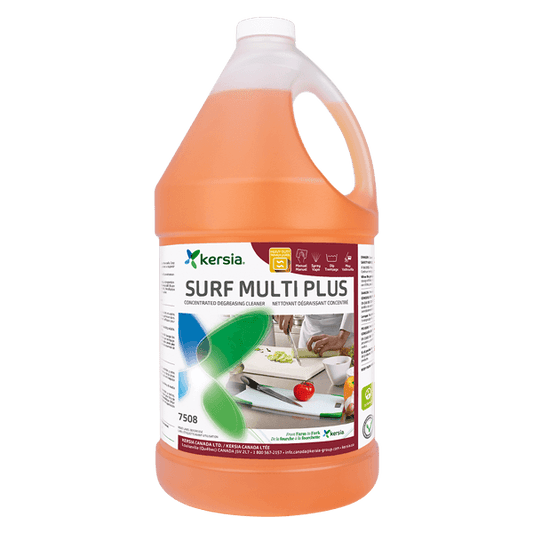 SURF MULTI PLUS - Nettoyant dégraissant concentré haute performance, 7508, 3,8 L, 4/cs