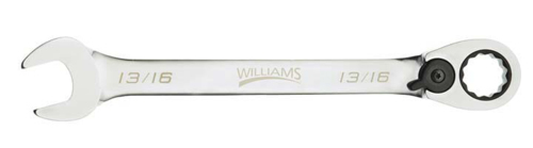 9/16 Inch 12-Point SAE Reversible Ratcheting Combination Wrench