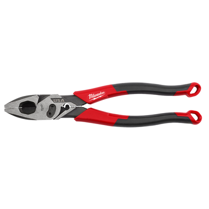 9" Lineman's Comfort Grip Pliers W/ Crimper And Bolt Cutter