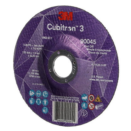3M Cubitron 3 Cut-Off Wheel 5in T27 36+