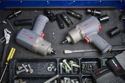 Air Impact Wrench, 1/2 In, Quiet, 1300 Ft-Lb Nut-Busting Torque, Pistol Grip