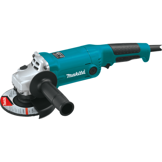 5" Angle Grinder W/sjs,electric Brake & Trigger Switch Ac/dc For Precision Stock Removal